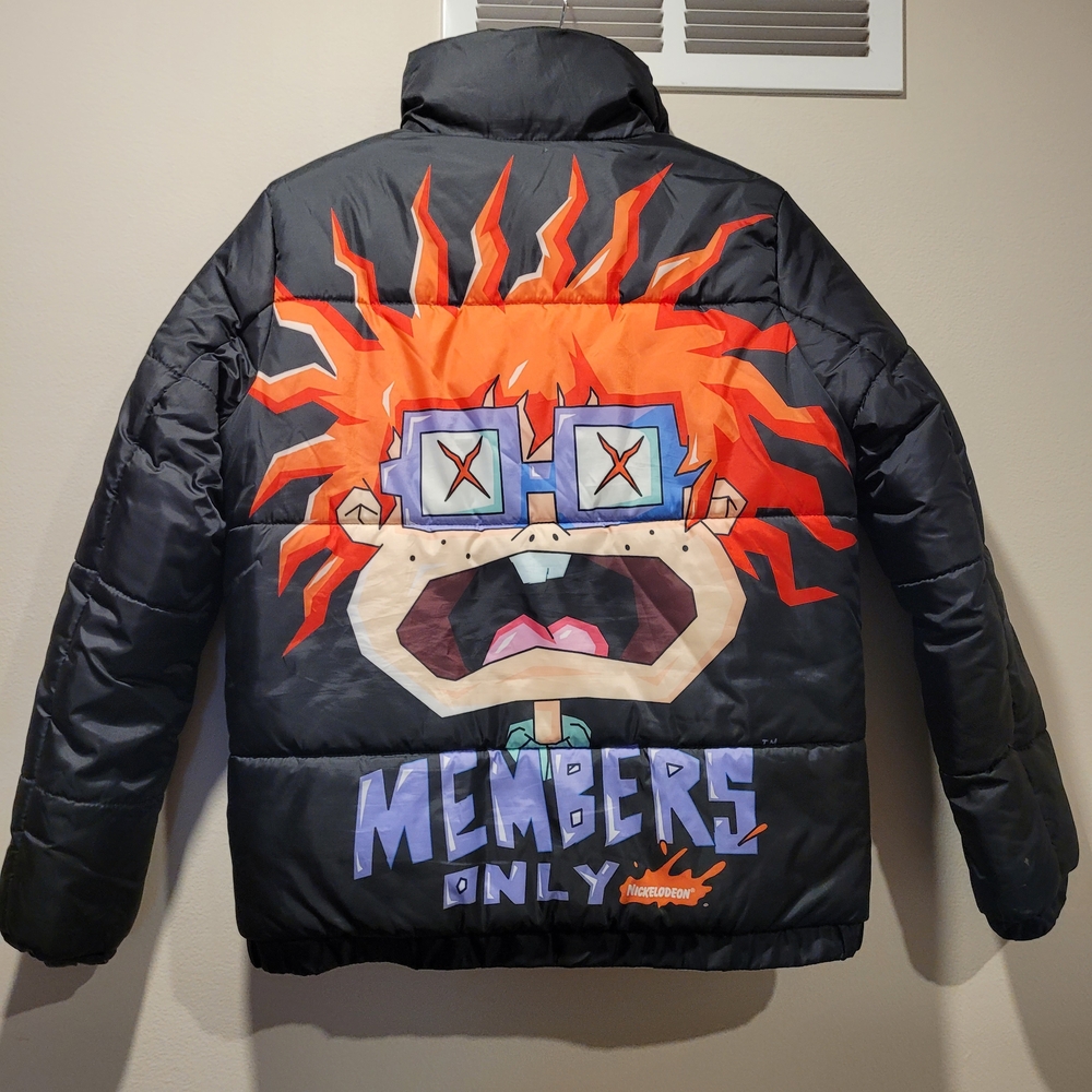 Members Only x Nickelodeon Rugrats Reversible Puffer Jacket